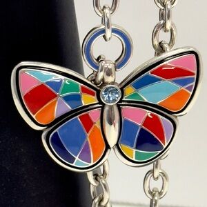 New Brighton Colormix Multicolored Butterfly Necklace